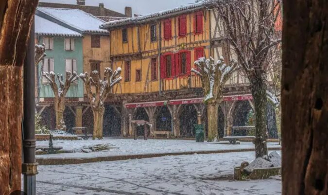 Mirepoix neige hiver